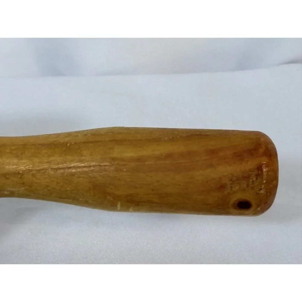 VTG Stoneware Cherry Red Rolling Pin Wood Handles Country Kitchen Orchard